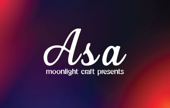 Asa: A Script Font with Grace and Charm