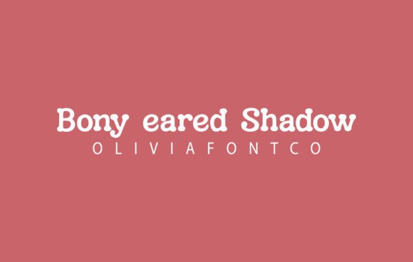 Bony Eared Shadow: A Script Font for Impactful Digital Design