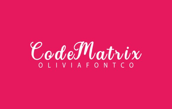 Codematrix: A Script Font That Adds Romance to Campaigns