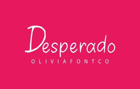 Desperado: A Romantic Script Font for Editorial Design