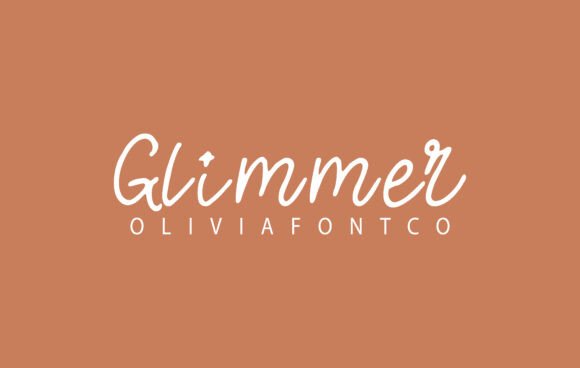 Glimmer Font: A Romantic Script for Handmade Creators