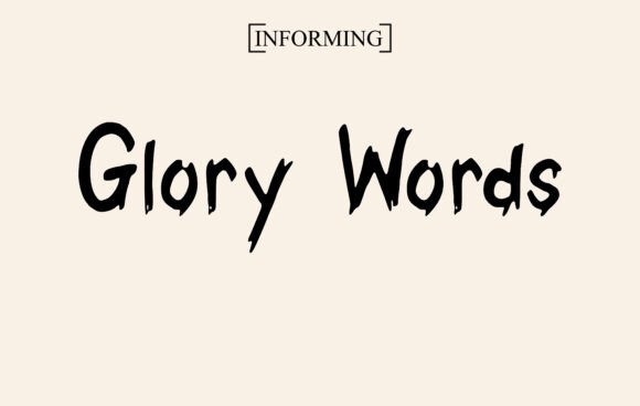 Glory Words: A Script Font That Elevates Web Design
