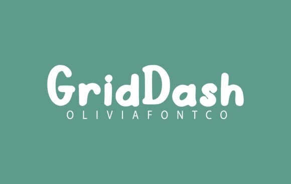 Griddash: A Romantic Handwritten Font for Crafters and Designers