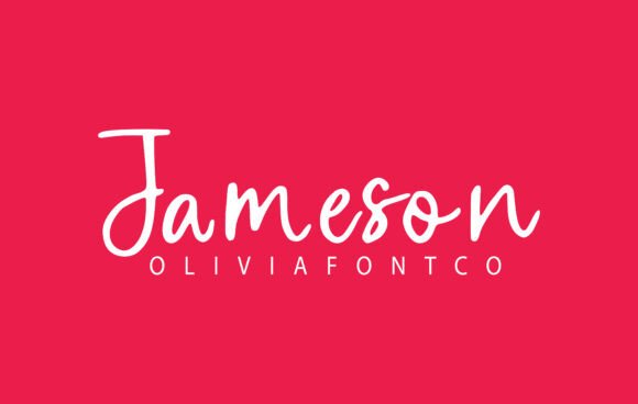 Jameson: A Script Font for Editorial Design