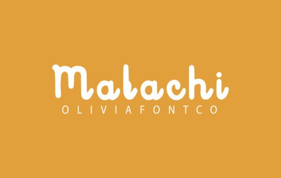 Malachi: A Script Font with Romantic Rhythm