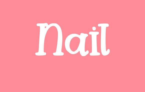 Nail Font for Web Design: A Beautiful Script for Digital Branding