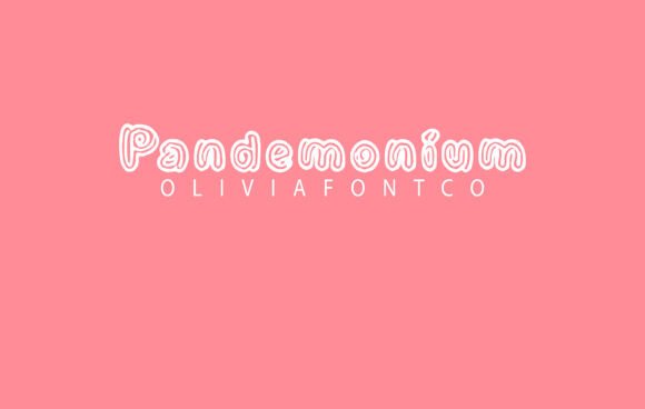 Pandemonium Font: A Romantic Script for Creative Branding