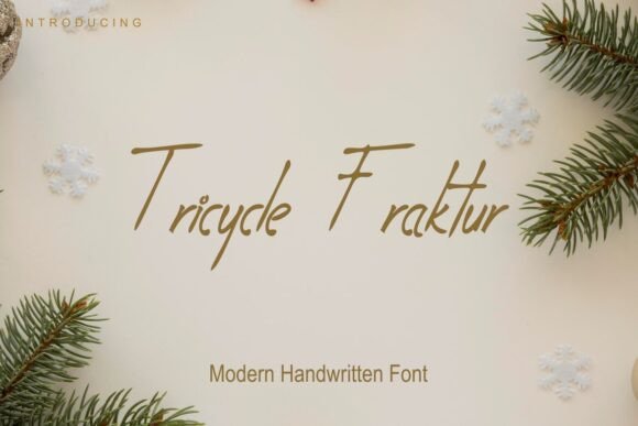 Tricycle Fraktur: A Font for Thoughtful Design